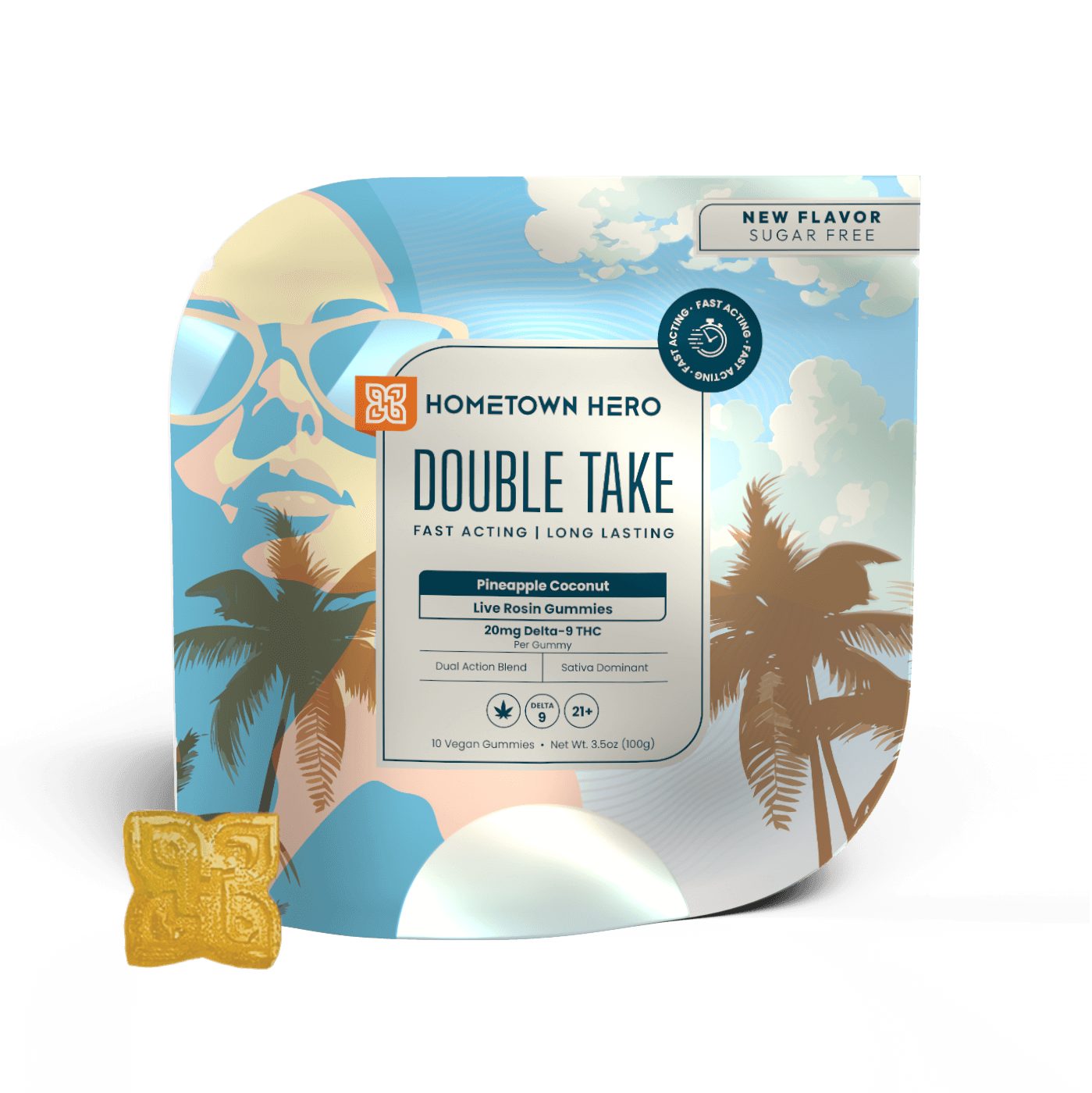 Pineapple Coconut - Double Take Gummies